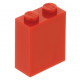 LEGO kocka 1x2×2, piros (3245)